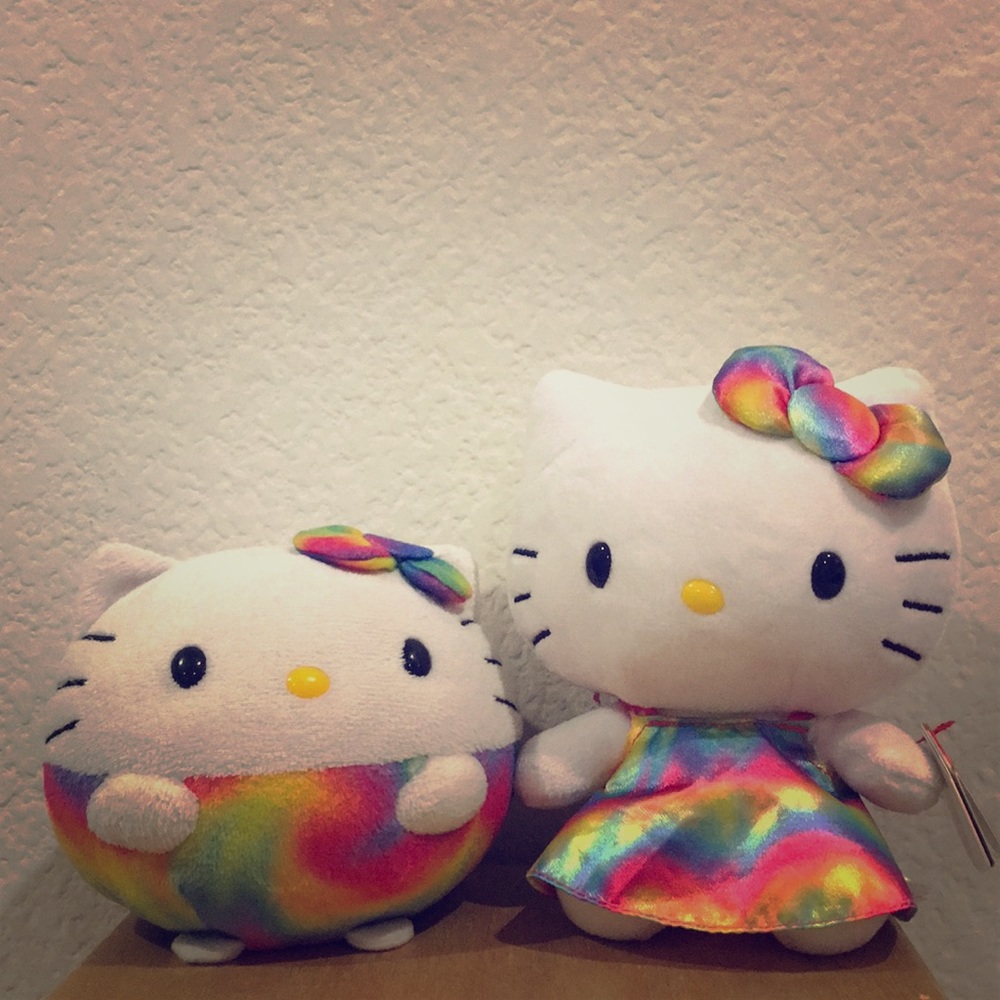 ❣️RARE HELLO KITTY❣️COLLECTION BY SANRIO HARD TO FIND PRETTY CUTE PLUSH TOYS LOT